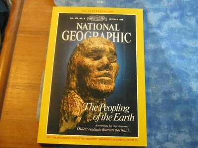 NATIONAL GEOGRAPHIC October 1988 ICE AGE MAN Lascaux CLOVIS Peru Tomb AFRIKANERS Foto 1 de 4