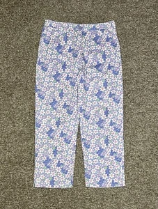 Vintage Lilly Pulitzer Womens Cotton Pants Floral pattern Multicolor Size 6 - Picture 1 of 23