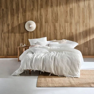 Linen House Abigail White Doona Quilt Cover Set Queen, King & Super King Sizes - Picture 1 of 7