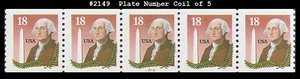 USA4 #2149 MNH PNC5 Pl #3333 George Washington & Monument - Picture 1 of 1