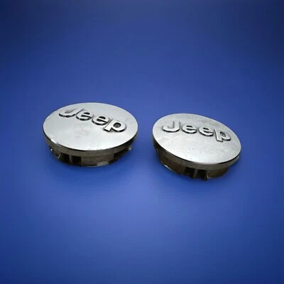 (2) Jeep OEM 2011-2016 Grand Cherokee Wrangler Chrome Center Caps 1LB77TRMAC - Изображение 1 из 4