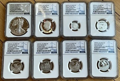 2016 LIMITED EDITION PROOF SET NGC PROOF 69 EARLY RELEASE BLUE LABEL COMPLETE 69 - Image 1 of 4