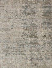 2'x12' Loloi Rug Javari Polyester | Polypropylene Ivory Sea Machine-made Contemp
