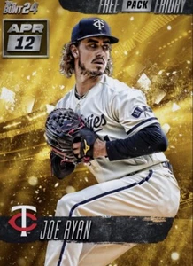 [DIGITAL] Topps Bunt - Joe Ryan - Free Pack Friday 24 S1 Apr 12 Gold - Picture 1 of 1