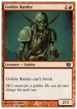 4x Goblin Raider MTG 8th Edition NM Magic Regular