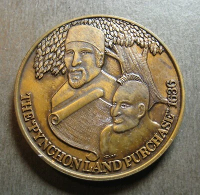 1976 Springfield Ma. Bicentennial Bronze Medal * Pynchon Purchase * - (P2470) Foto 1 de 2