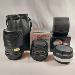 Imado Camera Lens Lot of 3 For Canon Camera- Read - Picture 1 of 24