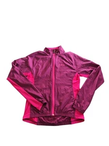 Small Louis Garneau LG Women's Maroon And Pink Cycling Jacket - Picture 1 of 8