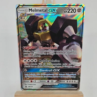 Pokemon Karte Melmetal GX SM178 Sonne & Mond Black Star Promo Deutsch Near Mint - Bild 1 von 2