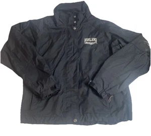 Weather Proof Newport Jacket Size L Full Zip Ashland University Black READ - Picture 1 of 14