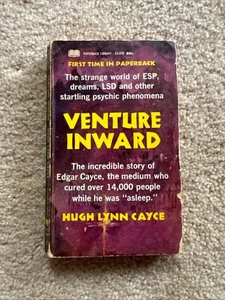 Edgar Cayce Venture Inward 1968 Hugh Lynn Cayce Paperback LSD Psychedelic - Picture 1 of 2