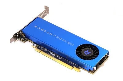 HP AMD Radeon Pro WX 3200 4GB GDDR5 PCIe Graphics Card P/N: L65648-002 Tested - Image 1 of 4