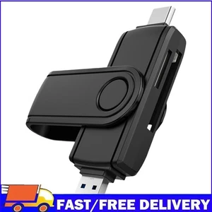 SD/TF Card Reader Type-C To USB OTG Adapter Supports SD/TF/Micro SD/SDXC/SDHC - Afbeelding 1 van 11