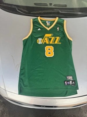 Camiseta deportiva vintage Adidas NBA HWC Utah Jazz Deron Williams 8 retro RARA USADA EN EXCELENTE ESTADO 2XL Foto 1 de 4