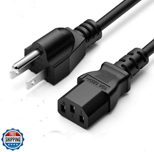 3 Prong Printer Power Cord Cable, Compatible with HP Laserjet Pro MFP, M, and - Picture 1 of 5