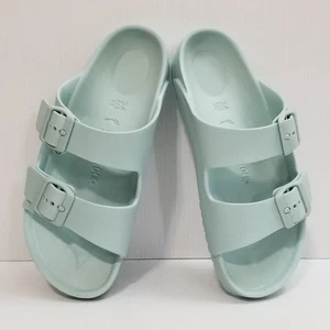 Birkenstock Arizona Eva Kid 2 Strap Rubber Unisex Kids Sandals Surf Green US L3 - Picture 1 of 13