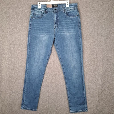 Kenneth Cole Men’s Straight Fit Stretch Denim Jeans Blue Size 34x32 - Image 1 of 4