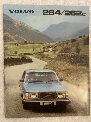 VOLVO 264 262C GL GLE  BROCHURE  EXCEPTIONAL CONDTION 6 CYLINDER MODELS B27E - Image 1 of 4