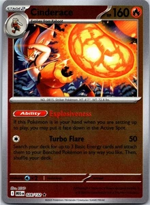 Cinderace 028/132 - ME01: Mega Evolution Reverse Holo - Picture 1 of 2