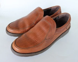 MEN'S Brown MEPHISTO Air-Jet SLIP-ON Leather LOAFERS Shoe Size US 12.5 - Picture 1 of 12