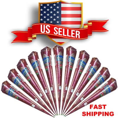 Conos Mehendi naturales de henna Kaveri premium frescos vendedor de EE. UU. Foto 1 de 4