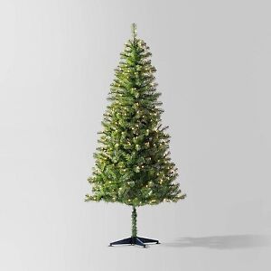 6.5' Pre-lit Alberta Spruce Artificial Christmas Tree Clear Lights - Wondershop