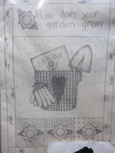 Kit trapunte/cuciture Farmyard Creations - Come cresce il tuo giardino - Foto 1 di 3