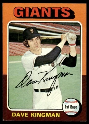 1975 Topps Dave Kingman San Francisco Giants #156 - Image 1 of 2