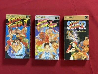 USED SNES Street Fighter 2 Turbo Super Set JAPAN IMPORT NTSC-J - Image 1 of 4