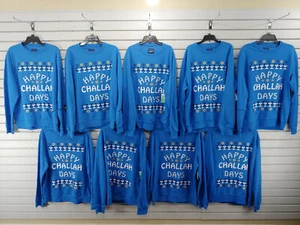 New Lot Pack of 9 Mens Clothes size L Large Happy Challah Sweater Shirt Polo 223 - Picture 1 of 6