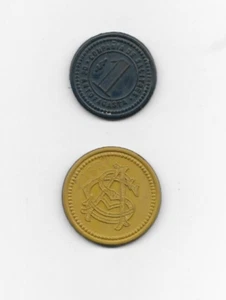 PAAR CHILE VULKANIT 1$ & 2 $ MARKEN - Bild 1 von 2