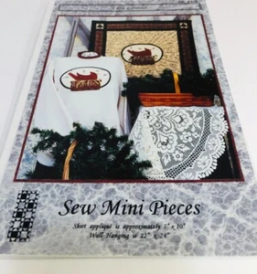 COZY CARDINAL Bird Applique Quilt/Sweatshirt Pattern Sew Mini Pieces  #618 - Picture 1 of 6