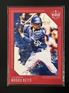 2020 Diamond Kings Baseball Red Frame #104 Mookie Betts SP Dodgers - Picture 1 of 2