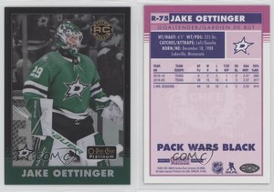2020 O-Pee-Chee Platinum Retro Rainbow Black Pack Wars Jake Oettinger Rookie RC