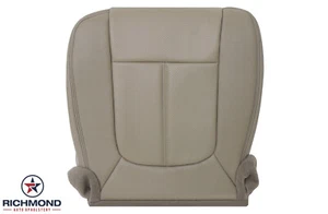 2014 Ford F250 F350 Lariat Crew -Driver Bottom PERFORATED Leather Seat Cover TAN - Picture 1 of 12