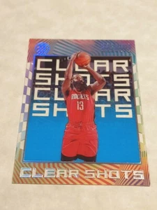 2019-20 Panini Illusions Clear Shots James Harden Blue Sapphire Acetate- Houston - Picture 1 of 1