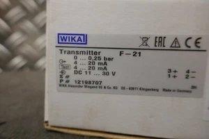 Wika Transmitter F-21 12198707 - Picture 1 of 3