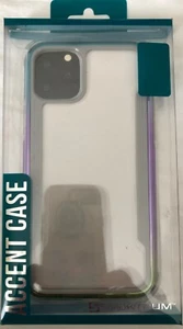 Handyhülle für iPhone XR, Clear View, Clear Case mit mehrfarbigem Chromakzent - Bild 1 von 3