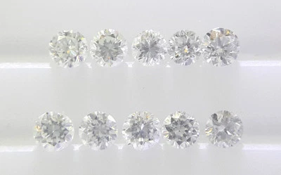 REAL 100% NATURAL Loose Round Diamond Clarity VVS Color G-H White Colour 2.2MM - Image 1 of 4
