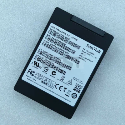 SanDisk X300S 2.5" SATA 512GB SD7SB2Q-512G-1006 Solid State Drive SSD 769995-001 - Image 1 of 2