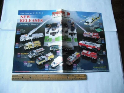 CODE 3 COLLECTIBLES  KENTLAND FDNY CHICAGO  DEALER  PROMOTIONAL ADVERTISING - Image 1 of 3