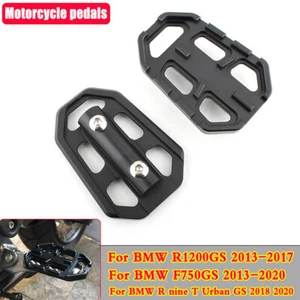 Wide Brake Foot Peg Pedal Extender For BMW G310GS G310R R1200GS LC S1000XR Black - Picture 1 of 6