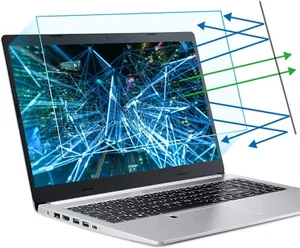 2 Pack 15.6 Inch Laptop Screen Protector Blue Light and Anti Glare Filter Eye - Picture 1 of 7