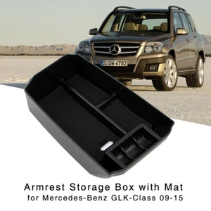 Caja de almacenamiento reposabrazos para bandeja de consola central Mercedes Benz clase GLK 2009-2015 - Imagen 1 de 9