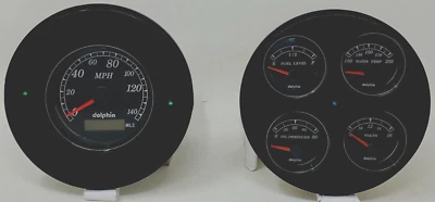 1947 1948 1949 1950 1951 1952 1953 Chevy Truck calibre 5 GPS panel de instrumentos inserto Foto 1 de 4