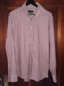 VENTI VINTAGE EUROPEAN LIMITED EDITION CHECKERED MENS LONG SLEEVE SHIRT SIZE 42  - Afbeelding 1 van 4