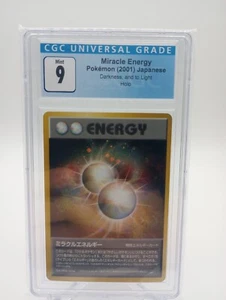 CGC 9 - Miracle Energy Holo - 2001 Japanese Pokemon Darkness and to Light - Picture 1 of 2