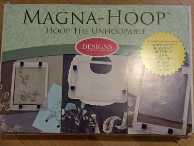 NEW! Magna Hoop C for Bernina 145x255 Oval Hoop with CD NIB Artista Aurora - Image 1 of 4