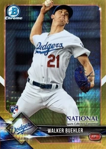 2018 BOWMAN CHROME NATIONAL CONVENTION GOLD PRIZM REFRACTORS YOU PICK  - Picture 1 of 25