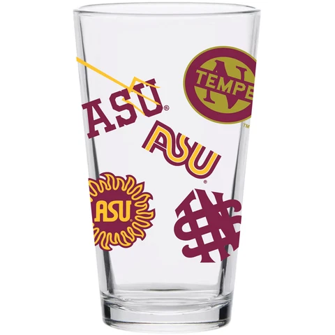 Arizona State Sun Devils 16oz. Medley Vintage Pint Glass Cover